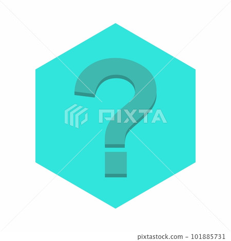 Question mark, FAQ sign, Help symbol, vector mark symbols light blue style. Isolated icon. 101885731