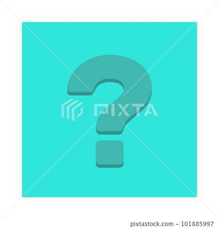Question mark, FAQ sign, Help symbol, vector mark symbols light blue style. Isolated icon. Question mark, FAQ sign, Help symbol, vector mark symbols light blue style. Isolated icon. 101885997