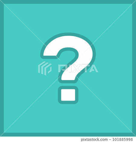 Question mark, FAQ sign, Help symbol, vector mark symbols light blue style. Isolated icon. Question mark, FAQ sign, Help symbol, vector mark symbols light blue style. Isolated icon. 101885998