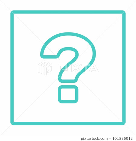 Question mark, FAQ sign, Help symbol, vector mark symbols light blue style. Isolated icon. Question mark, FAQ sign, Help symbol, vector mark symbols light blue style. Isolated icon. 101886012