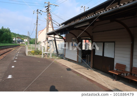 Suokubo station platform side station building 101886479
