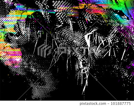 Grunge color neon background. Abstract street art print. Grunge color neon background. Abstract street art print. 101887775