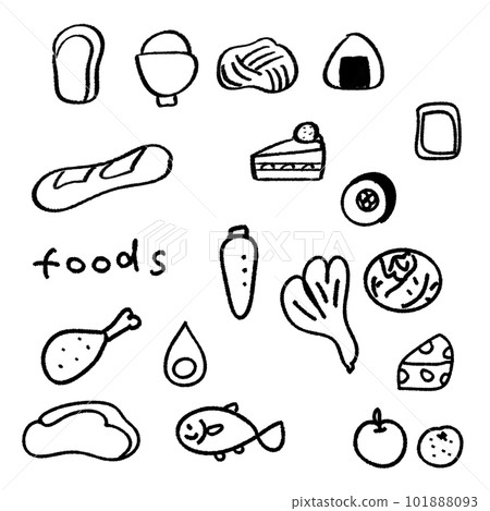 食物的例證 食物的例證 101888093
