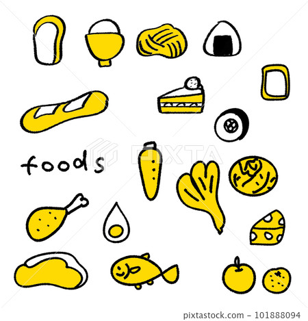 食物的例證 食物的例證 101888094