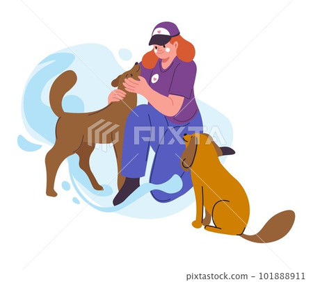 Charity and donation care for stray animals vector Charity and donation care for stray animals vector 101888911