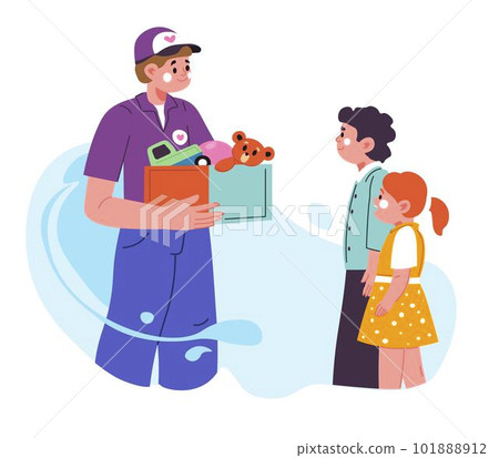 Charity and help for orphans, lonely children 101888912