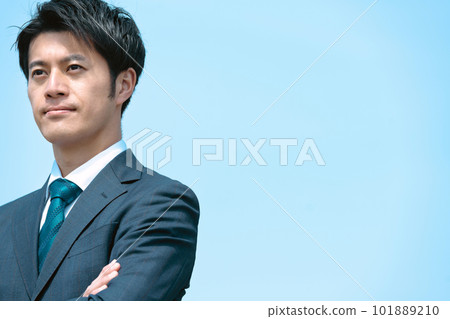 Blue sky and businessman Blue sky and businessman 101889210