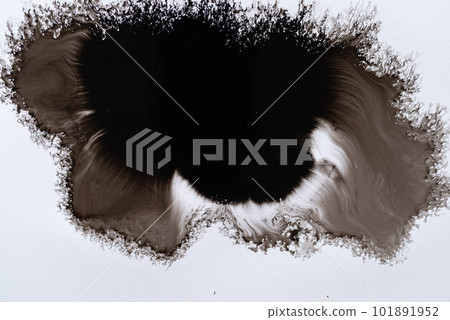 弄髒的黑色墨水 101891952