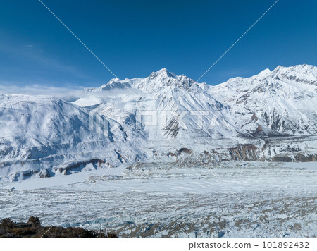 Glacier and snow mountains in Tibet,China 101892432