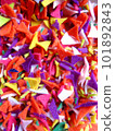 Cute background made from scraps of felt 101892843