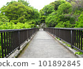 A bridge in a place with a lot of greenery 101892845