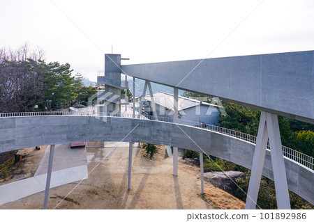 Senkoji Summit Observatory PEAK (Onomichi City, Hiroshima Prefecture) shines in the morning sunshine 101892986