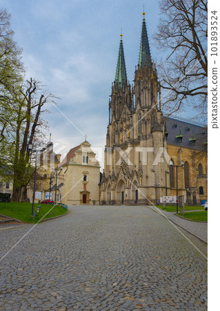 Saint Wenceslas Cathedral,Czech Republic. seat of the Roman Catholic Archdiocese of Olomouc. Saint Wenceslas Cathedral,Czech Republic. seat of the Roman Catholic Archdiocese of Olomouc. 101893524