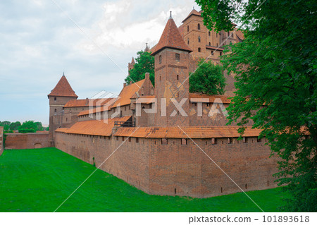 2022-06-12. castle fragment of the Teutonic Knights Order in Malbork, Poland 2022-06-12. castle fragment of the Teutonic Knights Order in Malbork, Poland 101893618