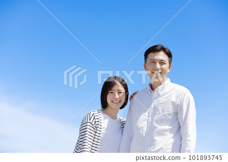 Male and female couple Aozora Male and female couple Aozora 101893745