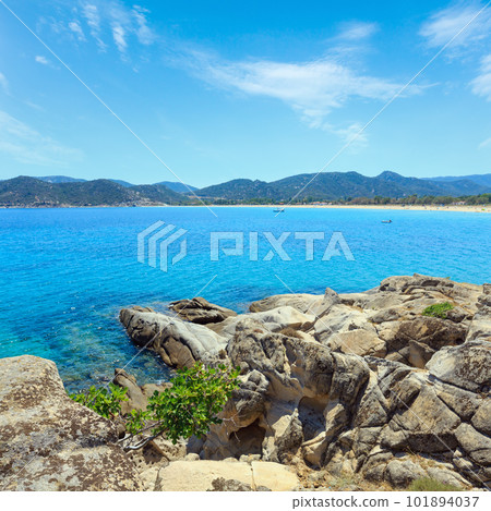 Summer sea coast (Halkidiki, Greece). 101894037