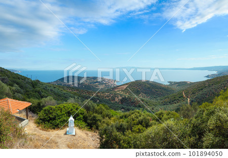 Summer sea coast (Halkidiki, Greece). Summer sea coast (Halkidiki, Greece). 101894050