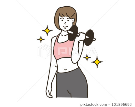 有啞鈴的一位小姐 101896693