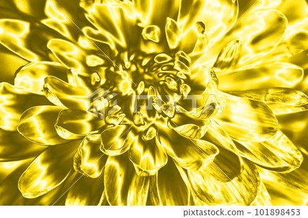Large flower with golden petals.Golden flower Large flower with golden petals.Golden flower 101898453