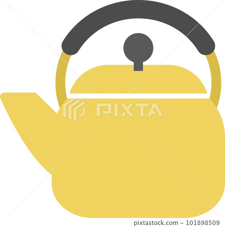 水壺的簡單彩色插圖 101898509
