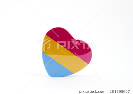 heart-shaped pansexual flag heart-shaped pansexual flag 101898667