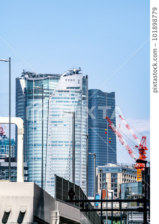 [Tokyo] Cityscape overlooking Roppongi Hills 101898779