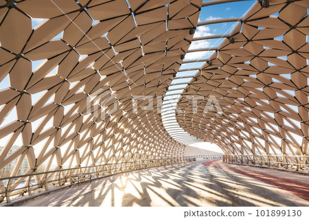 Atyrau Bridge interior Astana Kazakhstan Atyrau Bridge interior Astana Kazakhstan 101899130