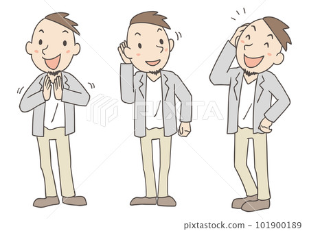 Alafor male hand drawn illustration 02 101900189