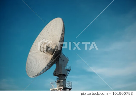 Large dish antenna. Radar space telescope. Generate Ai Large dish antenna. Radar space telescope. Generate Ai 101900798