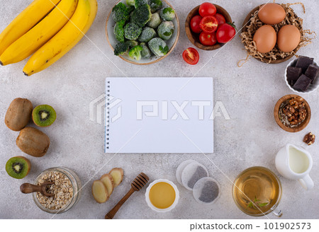 Assortment of products containing melatonin Assortment of products containing melatonin 101902573