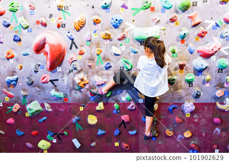 做抱石的孩子（正式名稱從抱石更改）[運動攀登的形象] 101902629