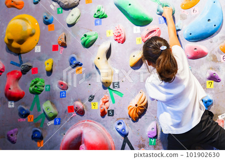 做抱石的孩子（正式名稱從抱石更改）[運動攀登的形象] 101902630