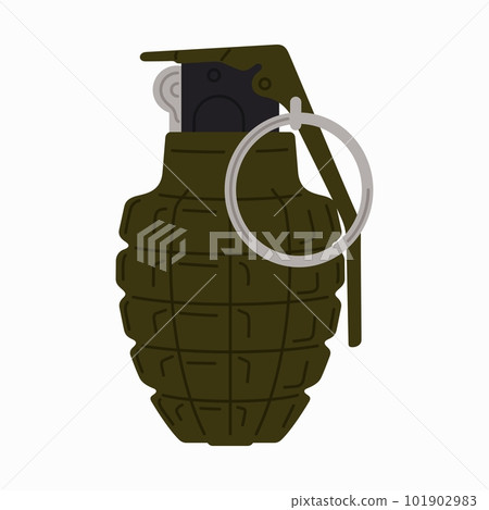 Hand lemon like high explosive grenade 101902983