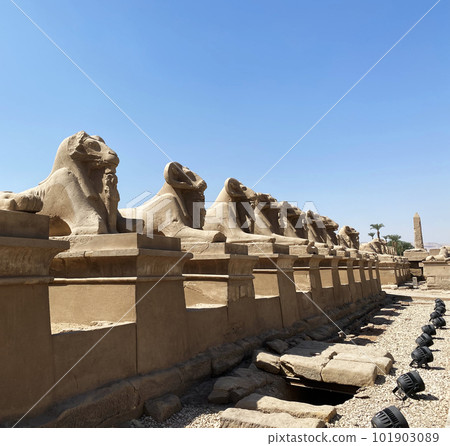 Photo of ancient egyptian architecture. 101903089