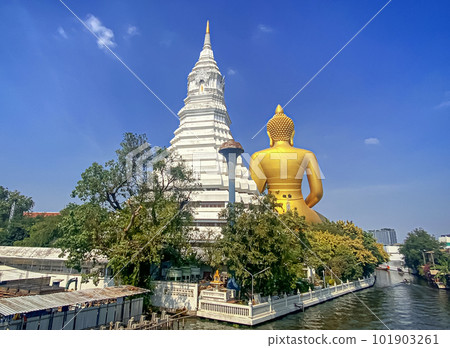 Unique Temple Wat Pak Nam Phasi Charoen in Bangkok, Thailand Unique Temple Wat Pak Nam Phasi Charoen in Bangkok, Thailand 101903261