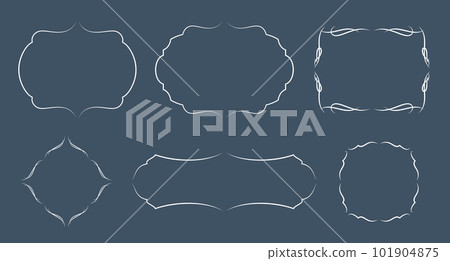 Set of elegant frames 101904875