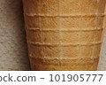 ice cream cone waffle texture 101905777