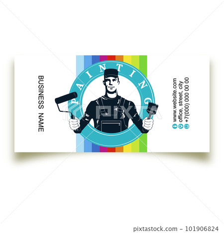 Business card concept for master painter 101906824
