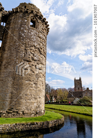 Nunney Castle, Somerset, England - United Kingdom Nunney Castle, Somerset, England - United Kingdom 101907007