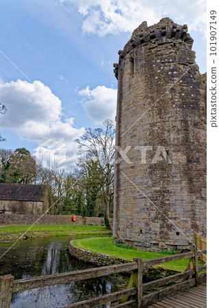 Nunney Castle, Somerset, England - United Kingdom 101907149