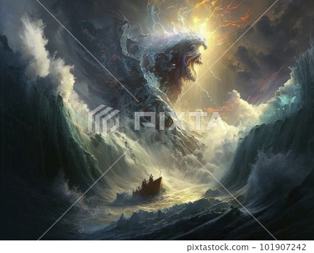 Genesis. In the beginning, God created the heavens and the earth. Genesis. In the beginning, God created the heavens and the earth. 101907242