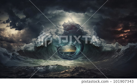 Genesis. In the beginning, God created the heavens and the earth. 101907343