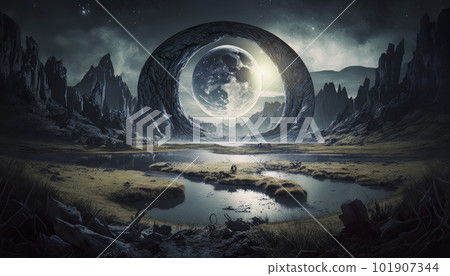 Genesis. In the beginning, God created the heavens and the earth. 101907344
