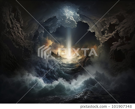 Genesis. In the beginning, God created the heavens and the earth. Genesis. In the beginning, God created the heavens and the earth. 101907348