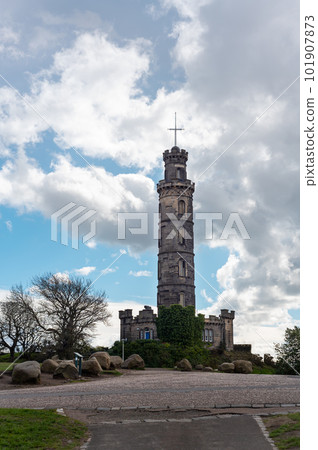 Nelson Monument on Calton Hill, Edinburgh, Scotland Nelson Monument on Calton Hill, Edinburgh, Scotland 101907873