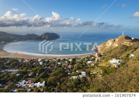 Panoramic view on tourist place in Nicaragua Panoramic view on tourist place in Nicaragua 101907874