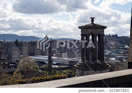 Nelson Monument on Calton Hill, Edinburgh, Scotland 101907883