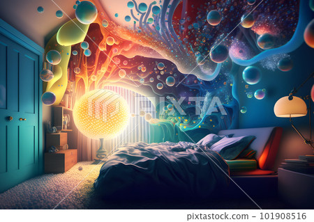 fabulous childhood dream world. Neural network AI generated art fabulous childhood dream world. Neural network AI generated art 101908516