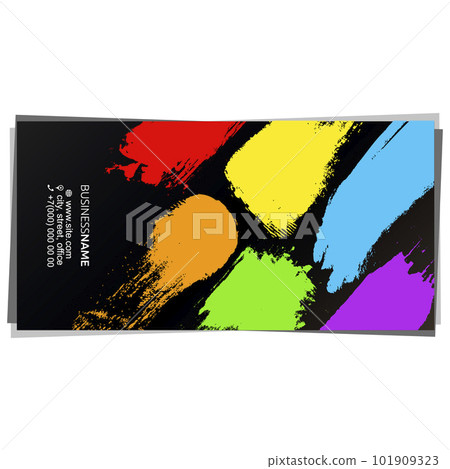 Business card concept for painter with tool Business card concept for painter with tool 101909323