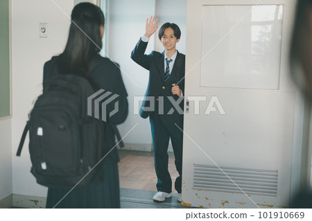 man and woman, men and woman, junior high school student 101910669